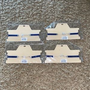 4 crystal avenue dark blue velvet choker necklaces